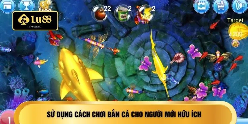 Sử dụng cách chơi bắn cá cho người mới hữu ích
